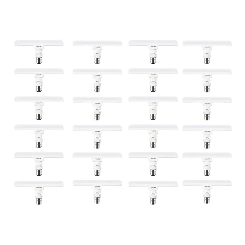 Philips 10W LED Lamp Base B22 - Linear - (Crystal White,Pack of 24)