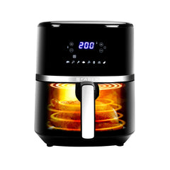 Faber 6L 1500W Digital Air Fryer | Fry, Bake, Roast, Toast, Defrost, Grill & Reheat | 85% Less Oil, 360° Air Cooking | 8
