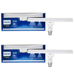 Philips 18W B22 LED Cool White T-Bulb, Pack of 2 (929001923213)