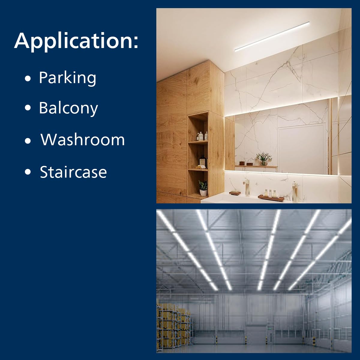 Philips Motion Sensing 10W Tubelight (Pack of 2)