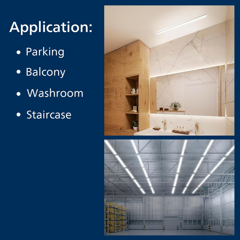 Philips Motion Sensing 10W Tubelight (Pack of 2)