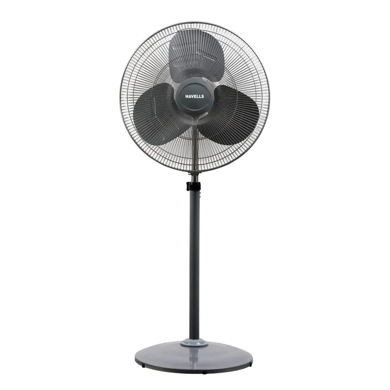Havells Windstorm Pro Oxy 500mm Pedestal Fan (Grey)-1