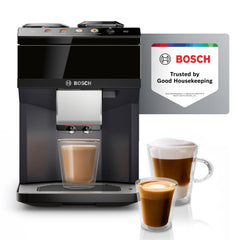 Bosch TPU40109 500 Series Fully Automatic Espresso Machine with Whole Bean Compartment and Ground Coffee Channel, TFT Di