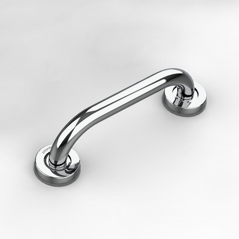 Plantex 12 Inch Toilet Support for Elderly People/Wall-Mounted Safety Handle - Stainless Steel (Chrome)-1