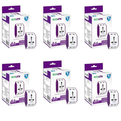 Philips EcoLink Multiplug Socket 6A (Pack of 6)