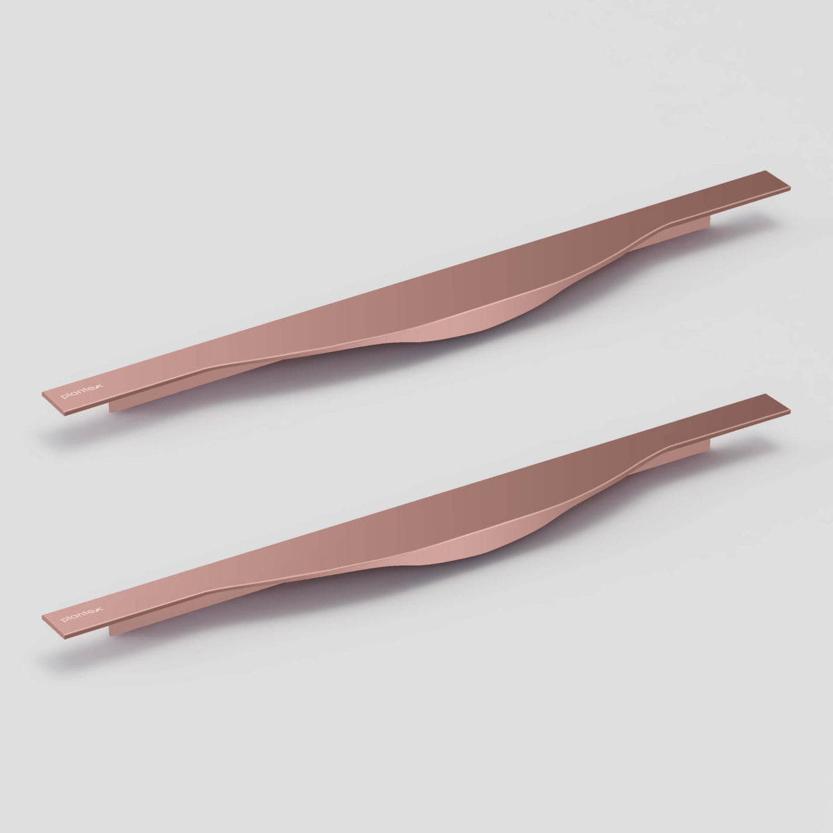 Plantex Profile Handle for Kitchen Cabinet/16 Inch Aluminium Drawer Profile Handle/Wardrobe Pull Handle for Home/Office/Hotel - Pack of 2 (Rose Gold) (Model APS-PF-1001)
