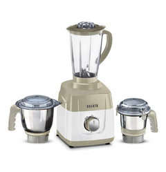 Sujata MG01 Mixer Grinder | 1000 Watts Double Ball Bearing Motor | 24000 RPM | Non-Stop 90 Mins Running | 3 Jars including 1750ml Blender, 1000ml Grinder, 500ml Chutney Jar | Beige & White