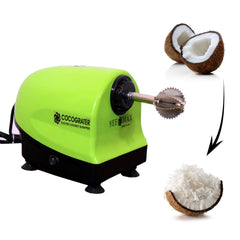 Sree Kitchen Equipments BEEMAX Domestic Electric Coconut Scraper | Green Color | 100 Watts, 300 RPM, 240V | Stainless Steel Blade | 2 Year Warranty | Perfect for Every House