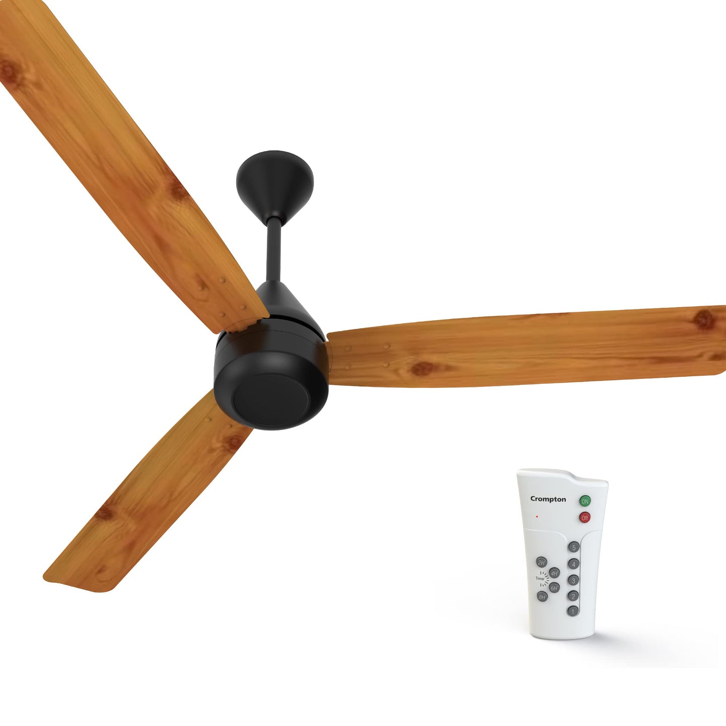 Crompton Energion Groove 1200mm (48 inch) Ceiling Fan (Opal White), Pack of 1, (5 Years Warranty)