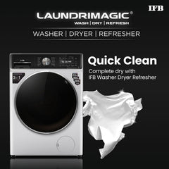 IFB 10 Kg/7 Kg/3 Kg 3-in-1, AI Powered, Fully Automatic Washer Dryer Refresher (IFB Laundrimagic®, EXECUTIVE PLUS ZXS, 9