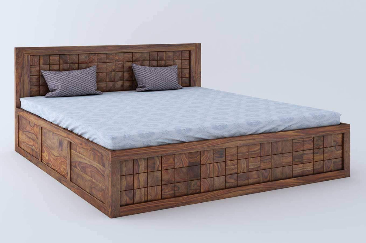 Dreamer 100% Pure Sheesham King Size Storage Beds