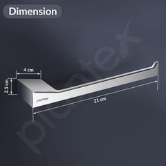 Plantex Smero Pure Brass Napkin Holder/Ring/Hand Napkin Holder for Wash Basin/Bathroom Accessories - Arrete(Chrome)-5