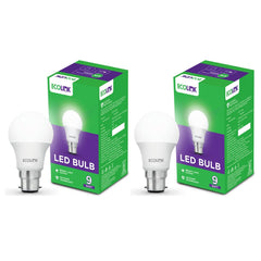 Philips EcoLink 9-Watt Base B22 LED Bulb (Cool White,Pack of 2)