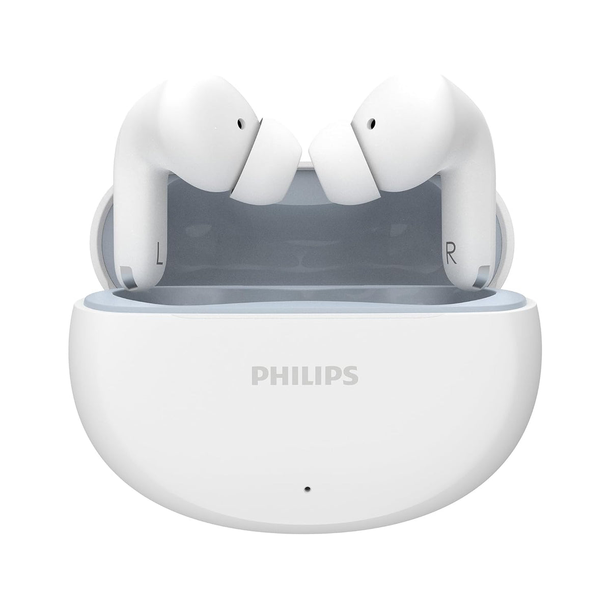 Philips TAT1269 True Wireless in-Ear Earbuds with Mic, 13mm Drivers, BT 5.4, 40H Playtime, IPX5 (TAT1269WT/94)
