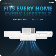 Voltas 1.5 ton 3 Star Inverter Window AC (Copper, 2-in-1 Cooling Modes, Anti-Dust Filter, 2-Way Swing, Memory Restart, Sleep Mode (183INV PEARL, White)