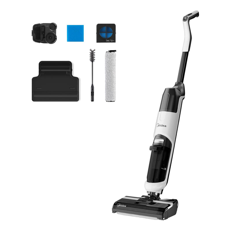 Midea X6 Wet-Dry Cordless Vacuum Cleaner | Self Traction Design | Two Tank System | Self-Cleaning & 3 Modes | with Docket Station