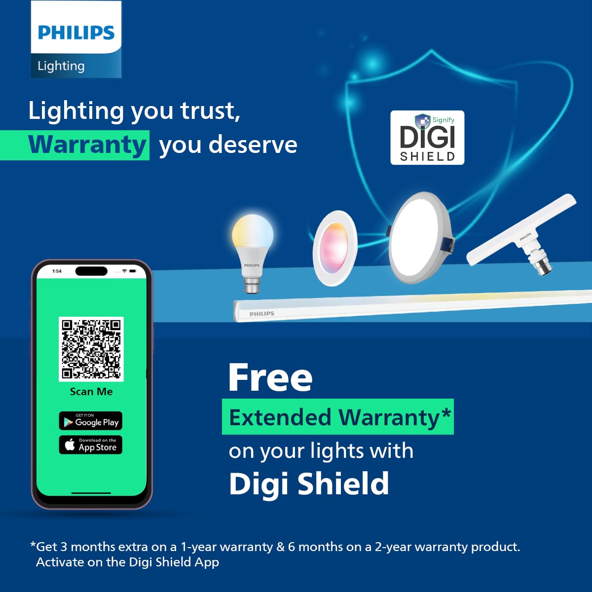 Philips 12 Watt Silver Reflector LED Ceiling COB Round Spot Light with Adjustable Tilt (Pack of 2) (Natural White, B0BZS1YJBY)