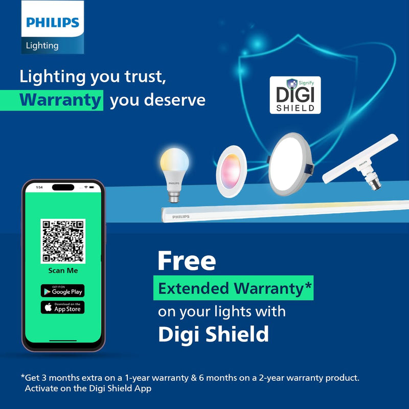 Philips 12 Watt Silver Reflector LED Ceiling COB Round Spot Light with Adjustable Tilt (Pack of 2) (Natural White, B0BZS1YJBY)