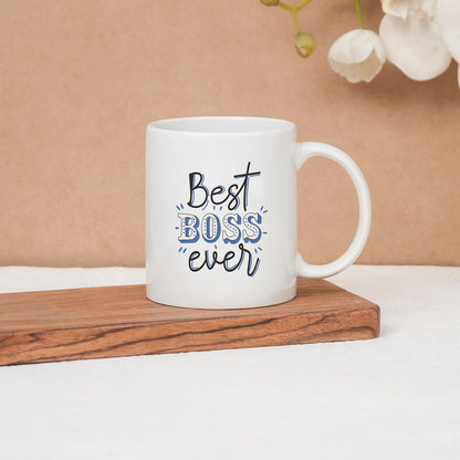 Clay Craft Fine Ceramic Start Your Morning Printed Milk/Coffee Mug 1 Piece 360 ml