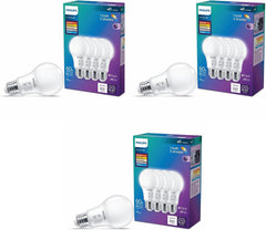 Philips LED A19 Selectable White Dimmable LED Bulbs - Flicker-free 60w Bulbs with EyeComfort Technology