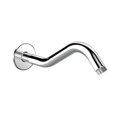Plantex 11-Inch S-Shaped Shower Arm for Overhead Shower/Stainless Steel Shower Arm Pipe/Wall Mount ShowerArm for Bathroom Fitting with 1⁄2-Inch Thread - Pack of 1 (Chrome)-1