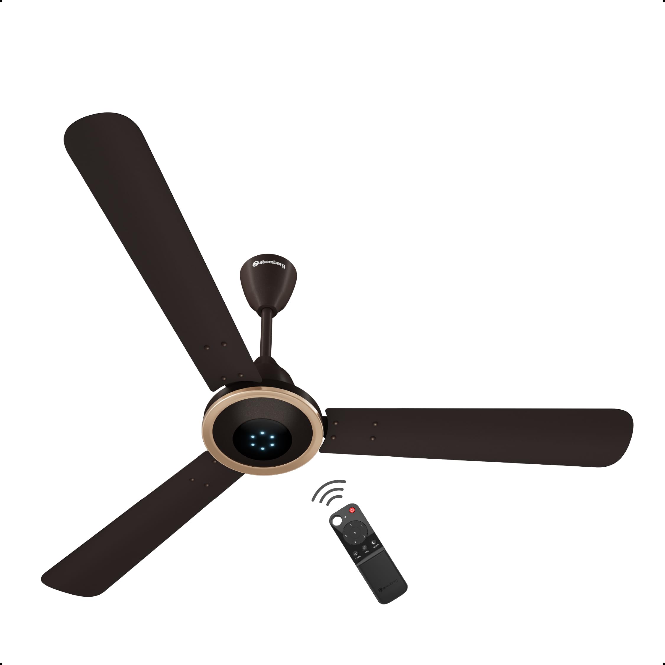 atomberg Erica Nuvo 1200mm BLDC Ceiling Fan with Remote | Award Winning Designer Fan | BEE 5 star | High Air Delivery | Low noise operation | Elegant Trims | 3 Year Warranty | Lotus Pink
