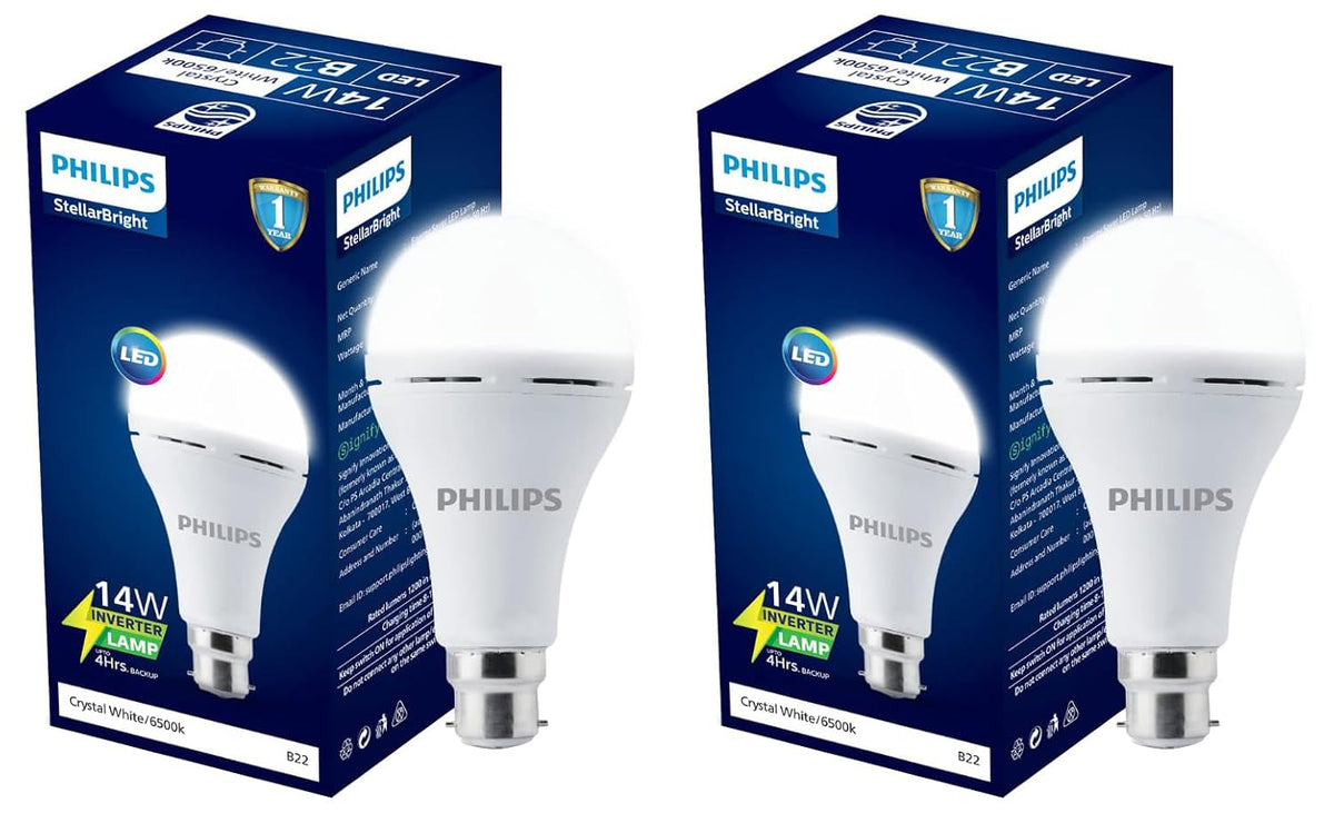 Philips 14W Emergency LED Bulb (Pack of 2)