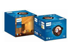 Philips 7W Deco Plus LED COB (WW) Rose Gold (Black, B0F5MW99B8)