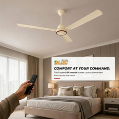 USHA AeroEdge BLDC 1200 mm Ceiling Fan with RF Remote | 5 Star-5