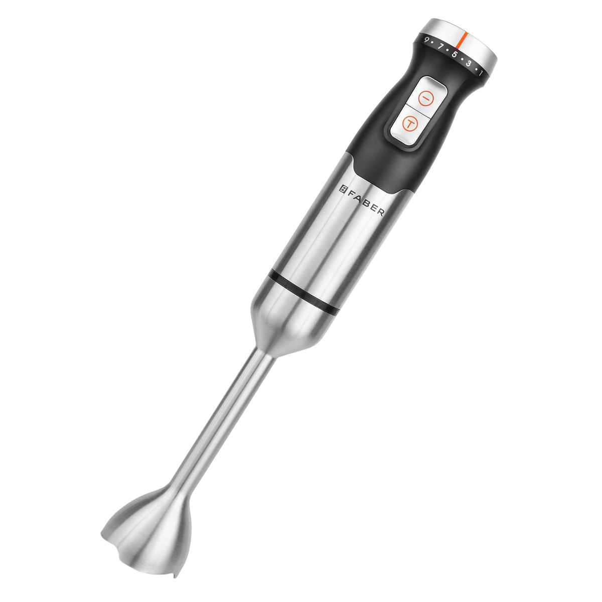 Faber 1000 Watts Hand Blender with Chopper and Whisker | Cool Touch Handle | 9 Speed | SS Bending Rod | Easy to Clean | 
