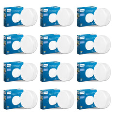 Philips Rimless Full Glow 22-watt Round Surface Downlighter (Pack of 12)