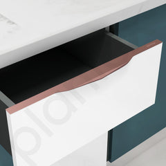 Plantex Profile Handle for Kitchen Cabinet/28 Inch Aluminium Drawer Profile Handle/Wardrobe Pull Handle for Home/Office/Hotel - Pack of 2 (Rose Gold) (Model APS-PF-1002)-5