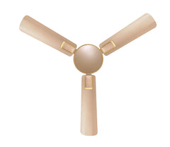 Sujata Impresso BLDC 1200 mm Ceiling Fan with Remote | BEE Star Rated, H-Class Insulation, - Topaz Gold