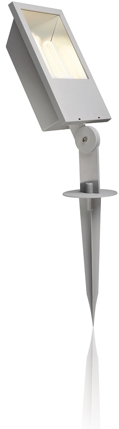 Philips 17517/87/86 23-Watt Mygarden Pedestal/Post (Gray and Aluminium)
