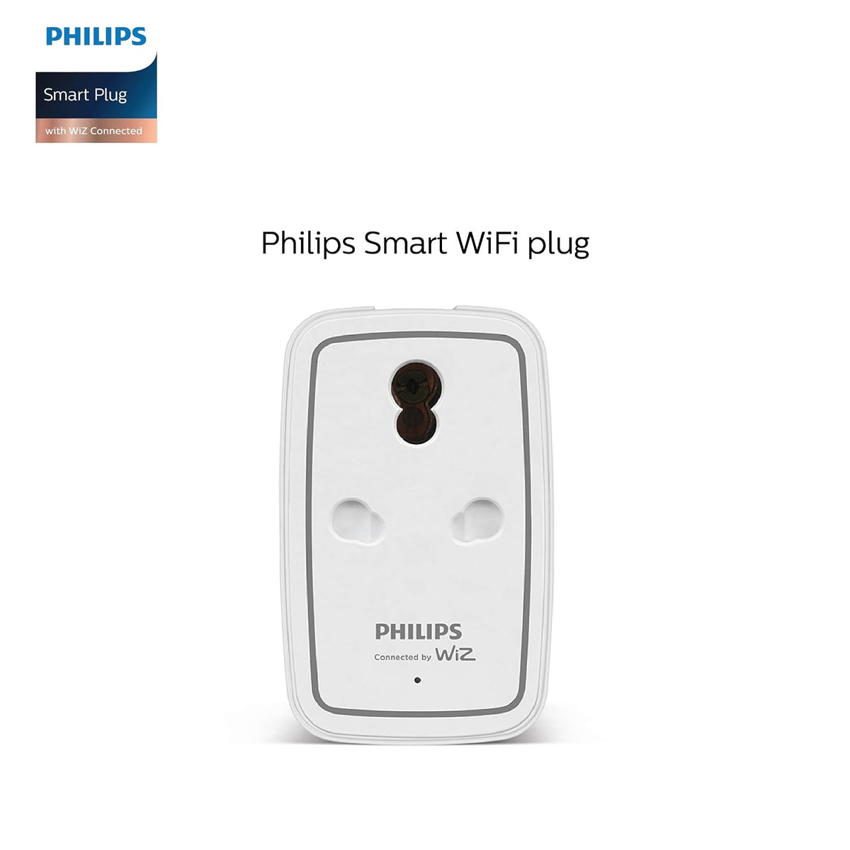 Philips 6-16A Smart WiFi Plug (Pack of 2) (White, B0C342HBB9)