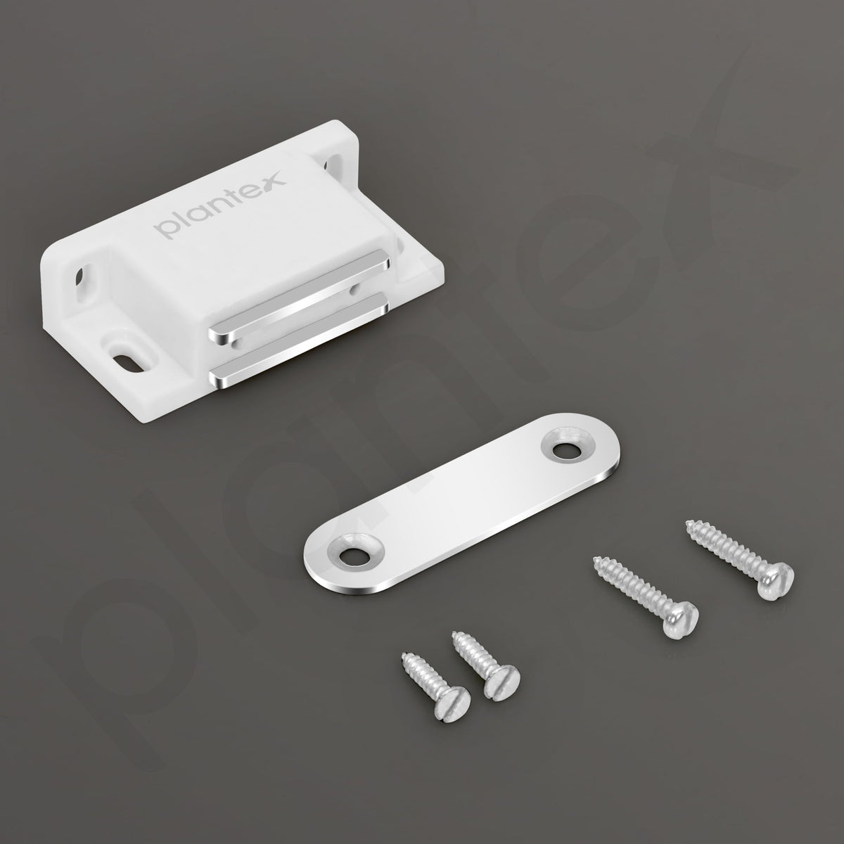 Plantex Door Catcher/Drawer Magnet for Cabinet/Cupboard/Wardrobe/Door Closer Magnet for Home/Office - Pack of 2 (White)-6