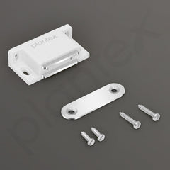 Plantex Door Catcher/Drawer Magnet for Cabinet/Cupboard/Wardrobe/Door Closer Magnet for Home/Office - Pack of 2 (White)-6