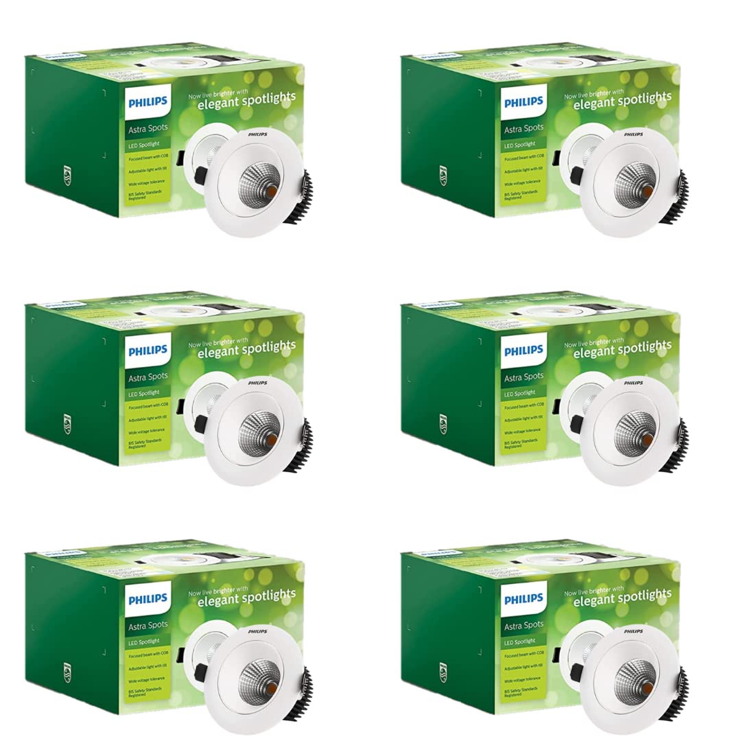 Philips Astra Spot 20-watt LED Spotlight (Pack of 6)