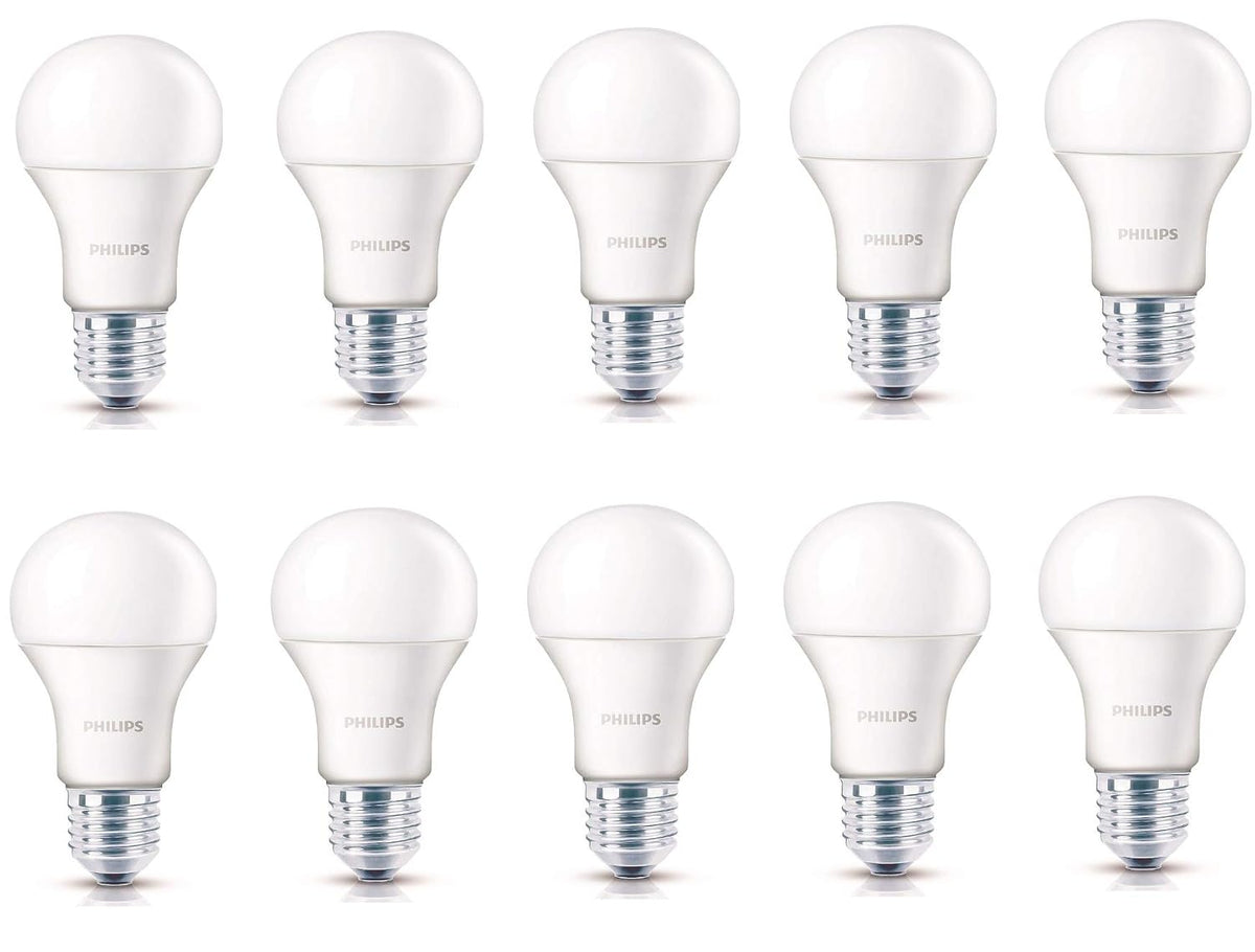 Philips 14-Watts e27 LED Yellow Bulb, Pack of 10