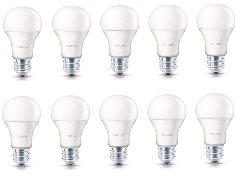 Philips 14-Watts e27 LED Yellow Bulb, Pack of 10