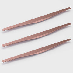Plantex Profile Handle for Kitchen Cabinet/18 Inch Aluminium Drawer Profile Handle/Wardrobe Pull Handle for Home/Office/Hotel - Pack of 3 (Rose Gold) (Model APS-PF-1001)-1