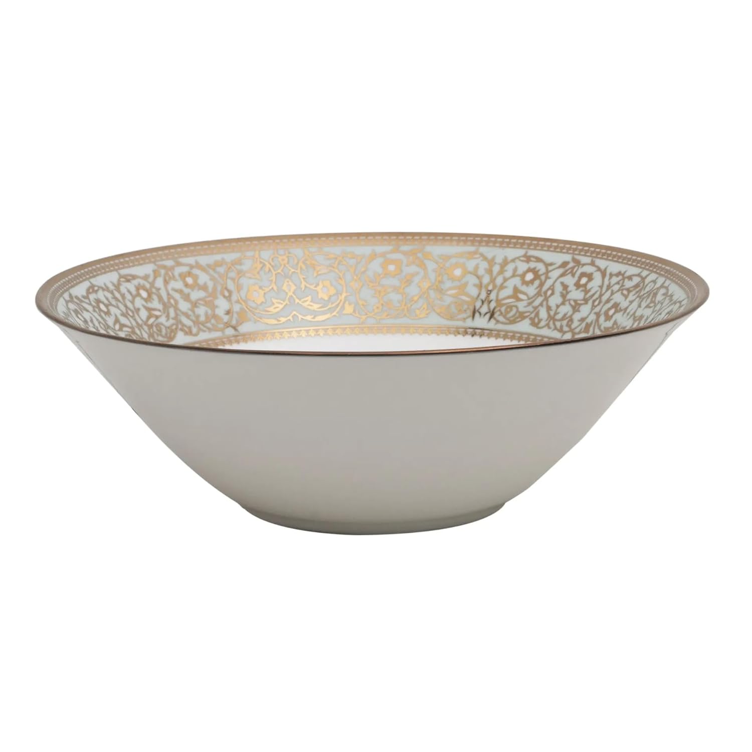 Clay Craft Fine Ceramic Ebony Dinner Set, Enchanting Gold, for Family of 4, Dinner Set Ceramic, Crockery Set, Dining Set for Dinner, Crockery Set for Gift, Kitchen Set (13 Pieces, E647)