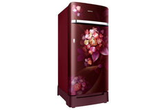 Samsung 189 L, 5 Star, Digital Inverter, Direct-Cool Single Door Refrigerator (RR21H2H25HT/HL, Red, Hydrangea Plum, Base Stand Drawer, Single Touch)-2