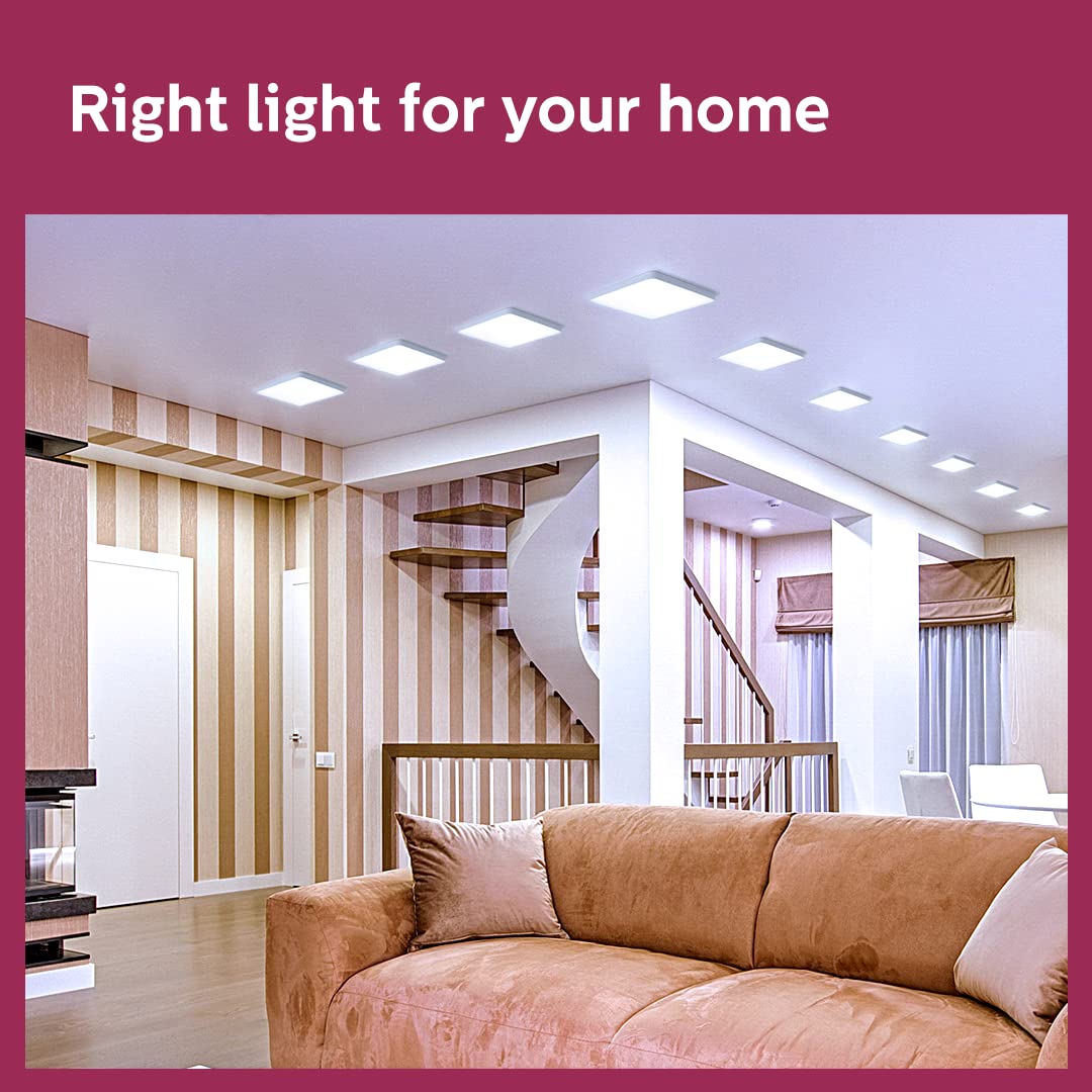 Philips 18-watt Square Surface Full Glow (Natural White, B0B1DZ68MV)
