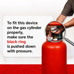 INDIA'S Original Gas Cylinder Safety Device | Gas Leakage Detector | Gas Safe Device | 30% Gas Savings | 3-Year Warranty