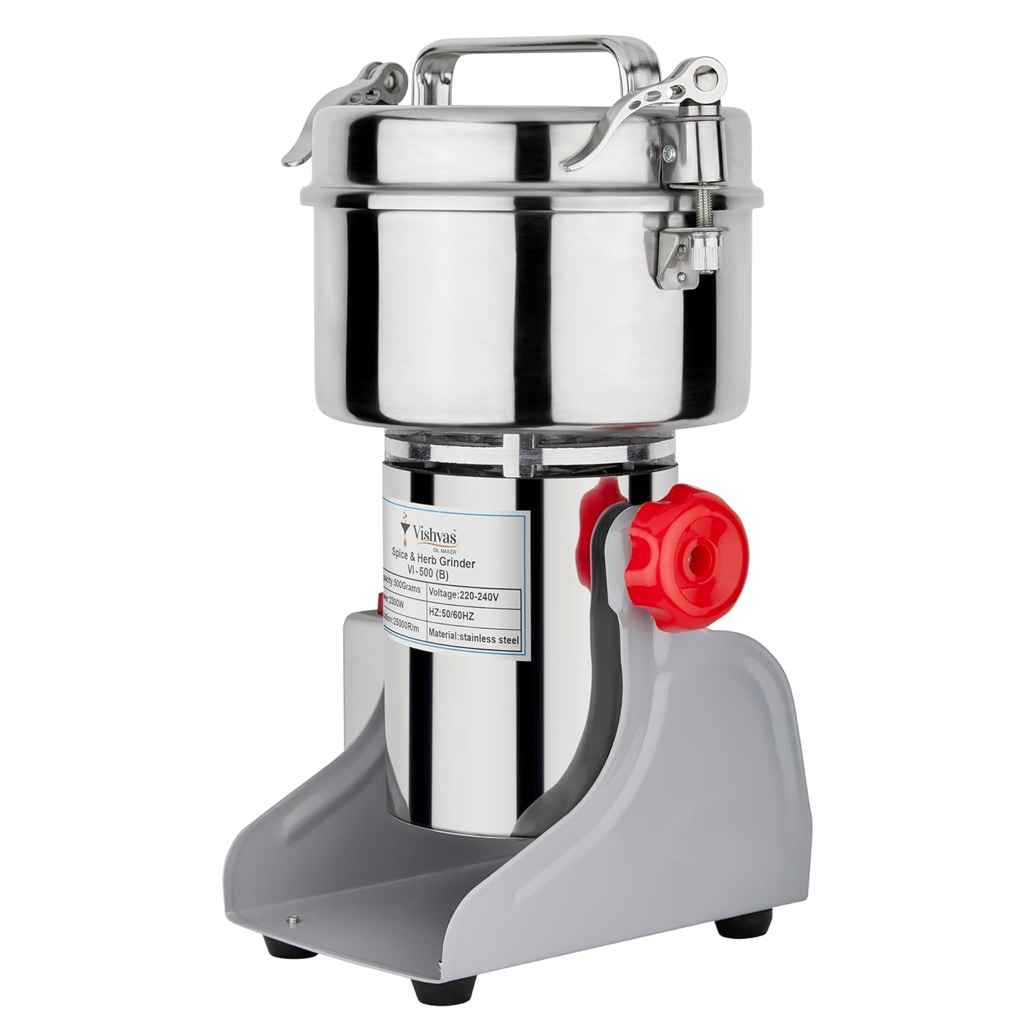 Vishvas Dry Masala Grinder Machine - Your All-in-One Solution for Grinding Spices, Herbs, and Seeds 500 GM