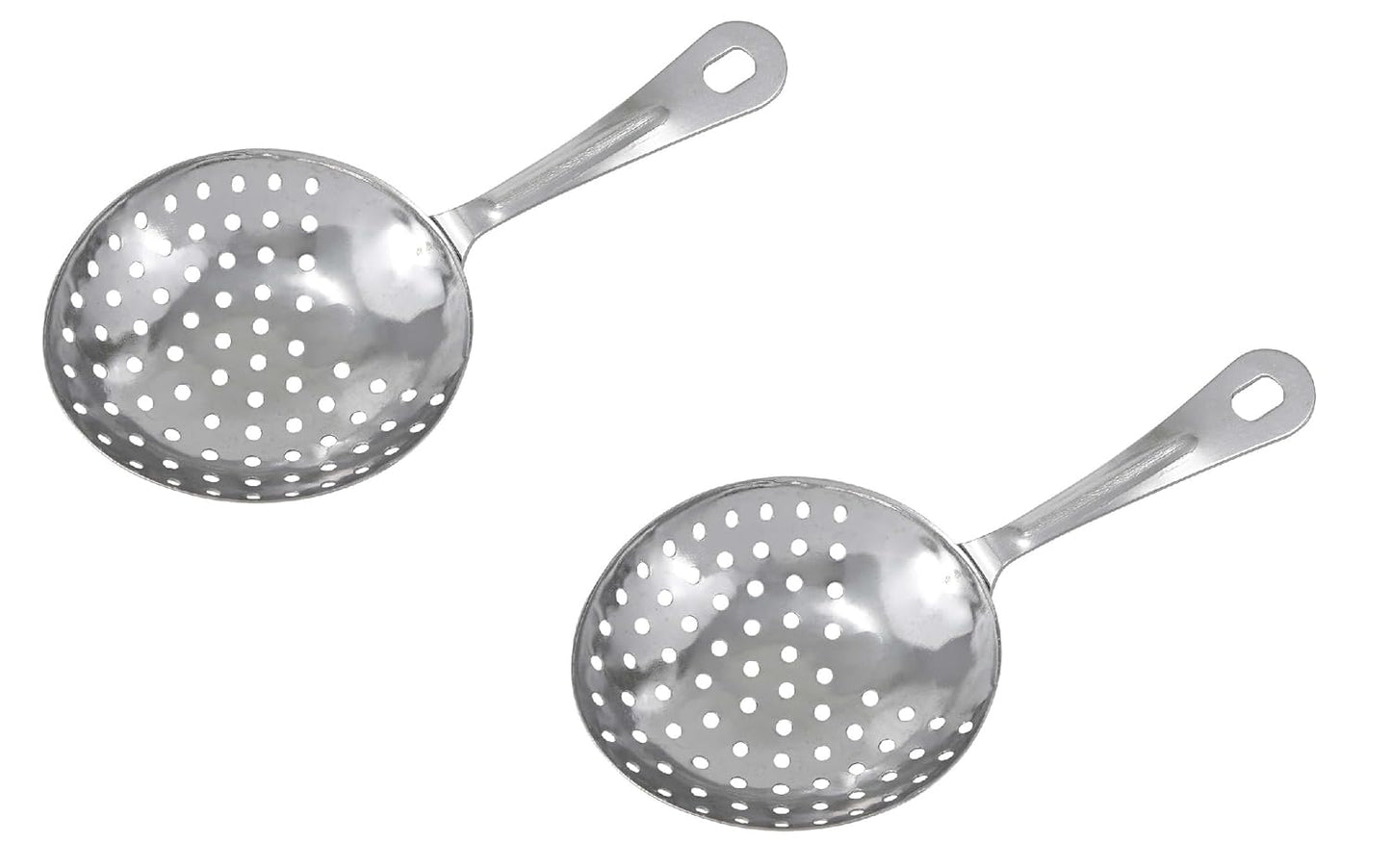 Dynore Stainless Steel 2 Pcs Julep Strainer for Bar Use