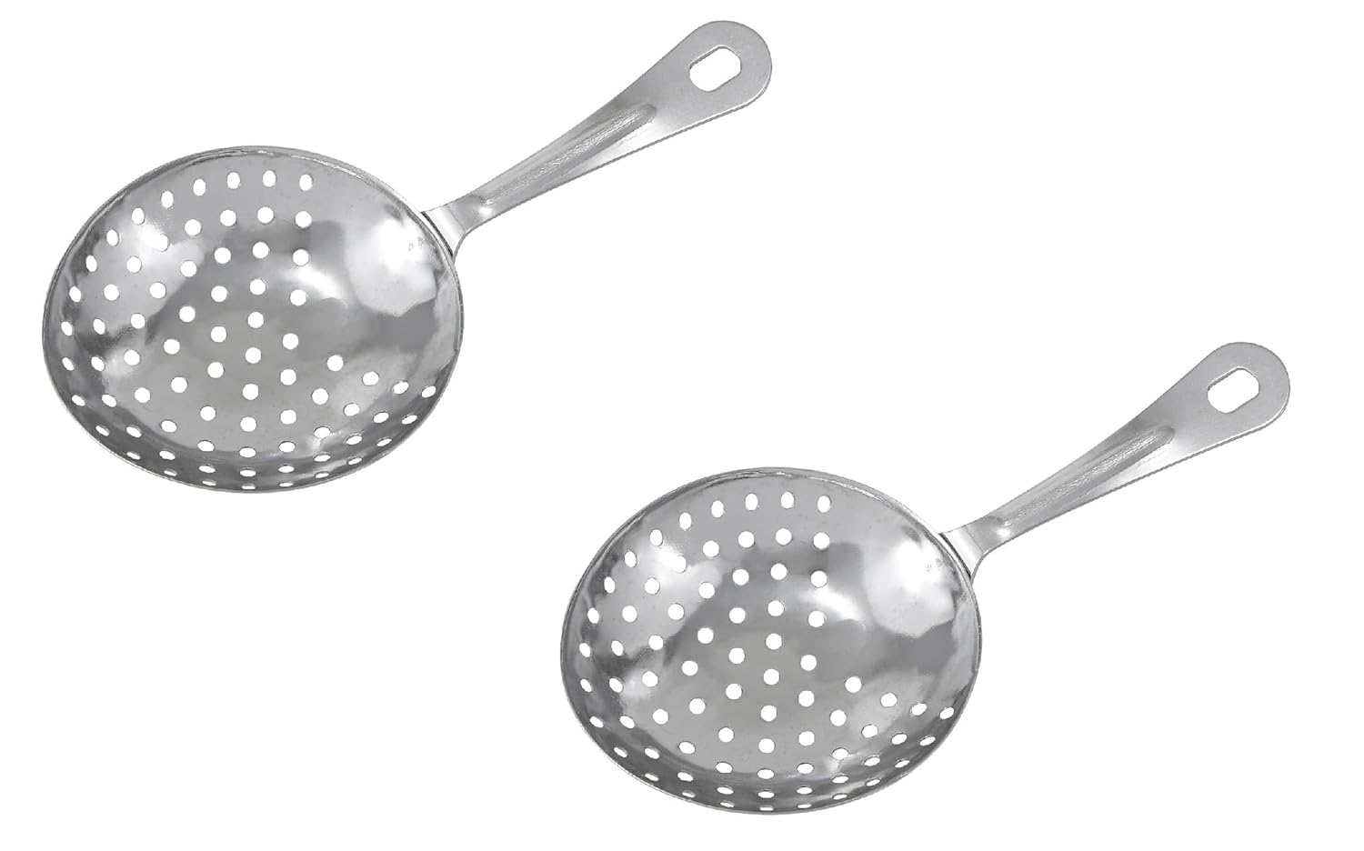 Dynore Stainless Steel 2 Pcs Julep Strainer for Bar Use