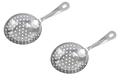 Dynore Stainless Steel 2 Pcs Julep Strainer for Bar Use