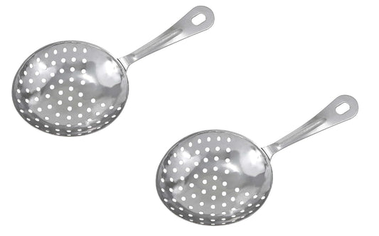 Dynore Stainless Steel 2 Pcs Julep Strainer for Bar Use